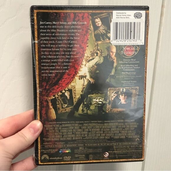 Lemony Snickets NEW SEALED Jim Carrey A series of unfortunate events Movie DVD - Picture 3 of 5